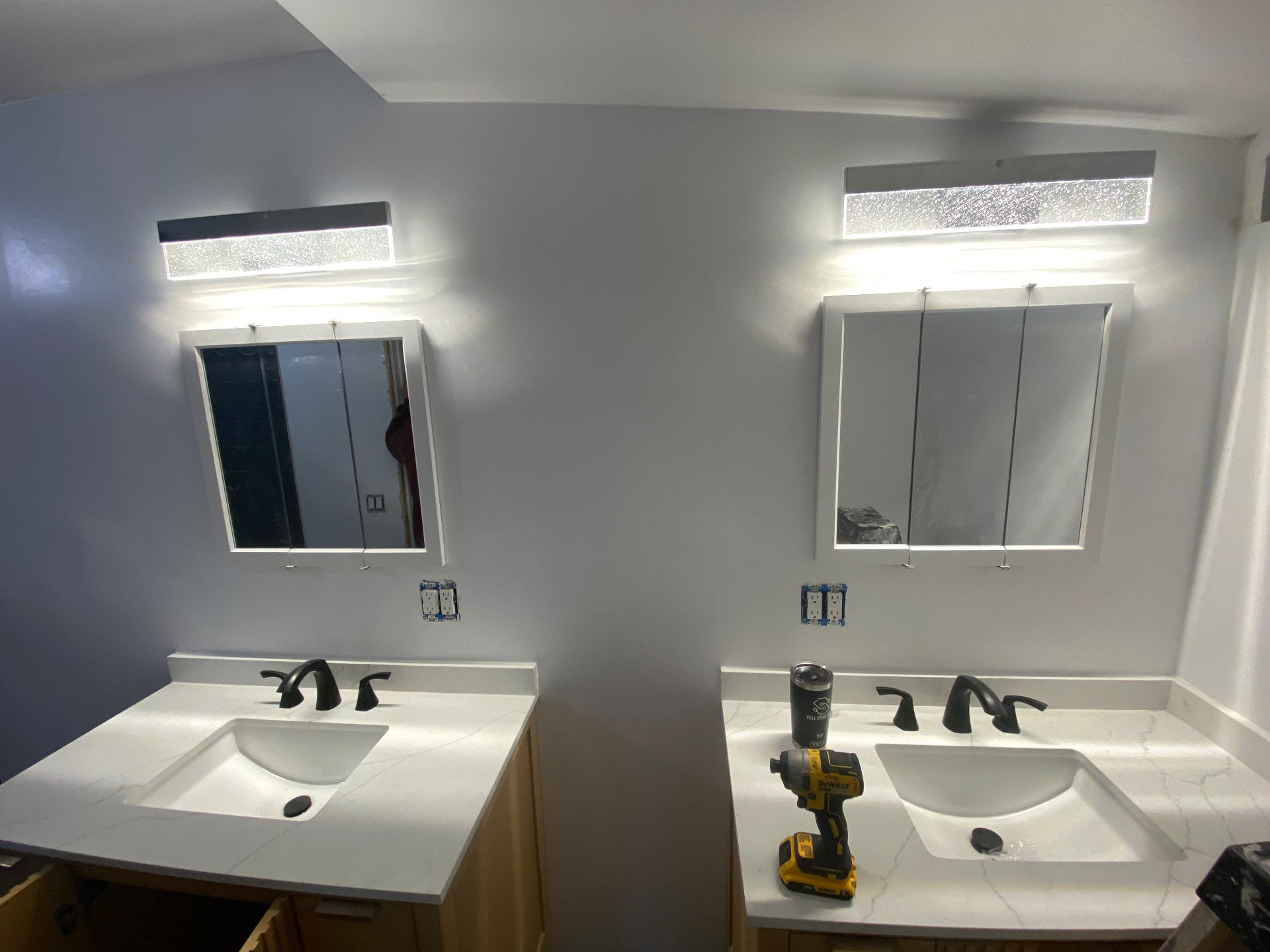 Bathroom Vanity Installation